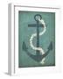 Nautical Anchor Vertical Blue-Ryan Fowler-Framed Art Print