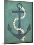 Nautical Anchor Vertical Blue-Ryan Fowler-Mounted Art Print