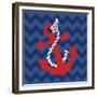 Nautical Anchor-N. Harbick-Framed Premium Giclee Print