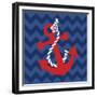 Nautical Anchor-N. Harbick-Framed Premium Giclee Print