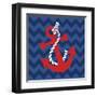 Nautical Anchor-N. Harbick-Framed Art Print