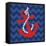 Nautical Anchor-N. Harbick-Framed Stretched Canvas