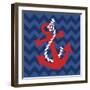 Nautical Anchor-N. Harbick-Framed Art Print