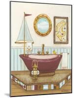 Nautical Bath I-Wendy Russell-Mounted Art Print