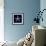 Nautical Blue Starfish-Julie Greenwood-Framed Art Print displayed on a wall