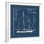 Nautical Blueprint I-The Vintage Collection-Framed Giclee Print