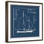 Nautical Blueprint I-The Vintage Collection-Framed Giclee Print