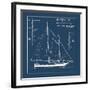 Nautical Blueprint I-The Vintage Collection-Framed Giclee Print