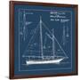 Nautical Blueprint I-The Vintage Collection-Framed Giclee Print