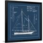 Nautical Blueprint I-The Vintage Collection-Framed Giclee Print