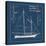 Nautical Blueprint I-The Vintage Collection-Stretched Canvas