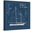 Nautical Blueprint I-The Vintage Collection-Stretched Canvas