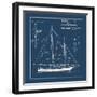 Nautical Blueprint I-The Vintage Collection-Framed Giclee Print