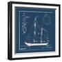 Nautical Blueprint II-The Vintage Collection-Framed Giclee Print