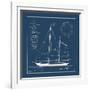 Nautical Blueprint II-The Vintage Collection-Framed Giclee Print