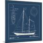 Nautical Blueprint II-The Vintage Collection-Mounted Giclee Print