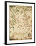 Nautical Chart of Aegean Sea, Third Chart-Pietro Giovanni Prunus-Framed Giclee Print