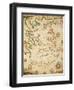 Nautical Chart of Aegean Sea, Third Chart-Pietro Giovanni Prunus-Framed Giclee Print