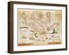 Nautical Chart of Italy-Pietro Giovanni Prunus-Framed Giclee Print