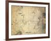 Nautical Chart of Limits of the North Sea by Hessel Gerritsz-null-Framed Giclee Print