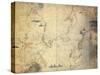 Nautical Chart of Limits of the North Sea by Hessel Gerritsz-null-Stretched Canvas