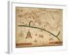 Nautical Chart of Northern Africa-Pietro Giovanni Prunus-Framed Giclee Print