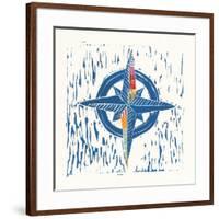 Nautical Collage I-Courtney Prahl-Framed Art Print