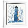 Nautical Collage II-Courtney Prahl-Framed Art Print