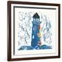 Nautical Collage II-Courtney Prahl-Framed Art Print