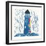 Nautical Collage II-Courtney Prahl-Framed Art Print