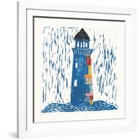 Nautical Collage II-Courtney Prahl-Framed Art Print