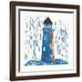 Nautical Collage II-Courtney Prahl-Framed Art Print