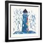 Nautical Collage II-Courtney Prahl-Framed Art Print