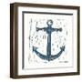 Nautical Collage on White III-Courtney Prahl-Framed Art Print