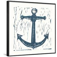 Nautical Collage on White III-Courtney Prahl-Framed Art Print