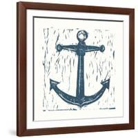 Nautical Collage on White III-Courtney Prahl-Framed Art Print