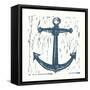 Nautical Collage on White III-Courtney Prahl-Framed Stretched Canvas