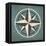 Nautical Compass Blue-Ryan Fowler-Framed Stretched Canvas