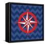 Nautical Compass-N. Harbick-Framed Stretched Canvas