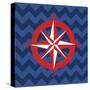 Nautical Compass-N. Harbick-Stretched Canvas