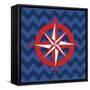 Nautical Compass-N. Harbick-Framed Stretched Canvas