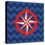 Nautical Compass-N. Harbick-Stretched Canvas