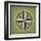 Nautical Compass-Ryan Fowler-Framed Art Print