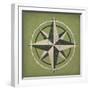 Nautical Compass-Ryan Fowler-Framed Art Print