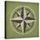 Nautical Compass-Ryan Fowler-Stretched Canvas