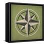 Nautical Compass-Ryan Fowler-Framed Stretched Canvas