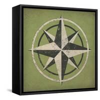 Nautical Compass-Ryan Fowler-Framed Stretched Canvas