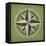 Nautical Compass-Ryan Fowler-Framed Stretched Canvas