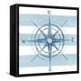 Nautical Compass-Yvette St. Amant-Framed Stretched Canvas