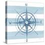 Nautical Compass-Yvette St. Amant-Stretched Canvas